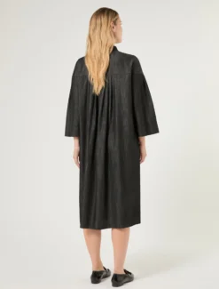 Abito chemisier in denim - BLU NOTTE