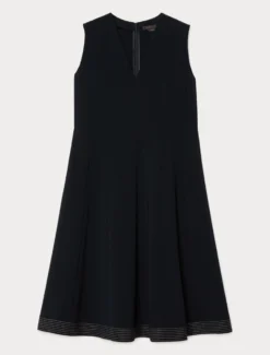 Abito in cady - BLU NOTTE