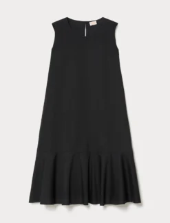 Abito in cotone - NERO