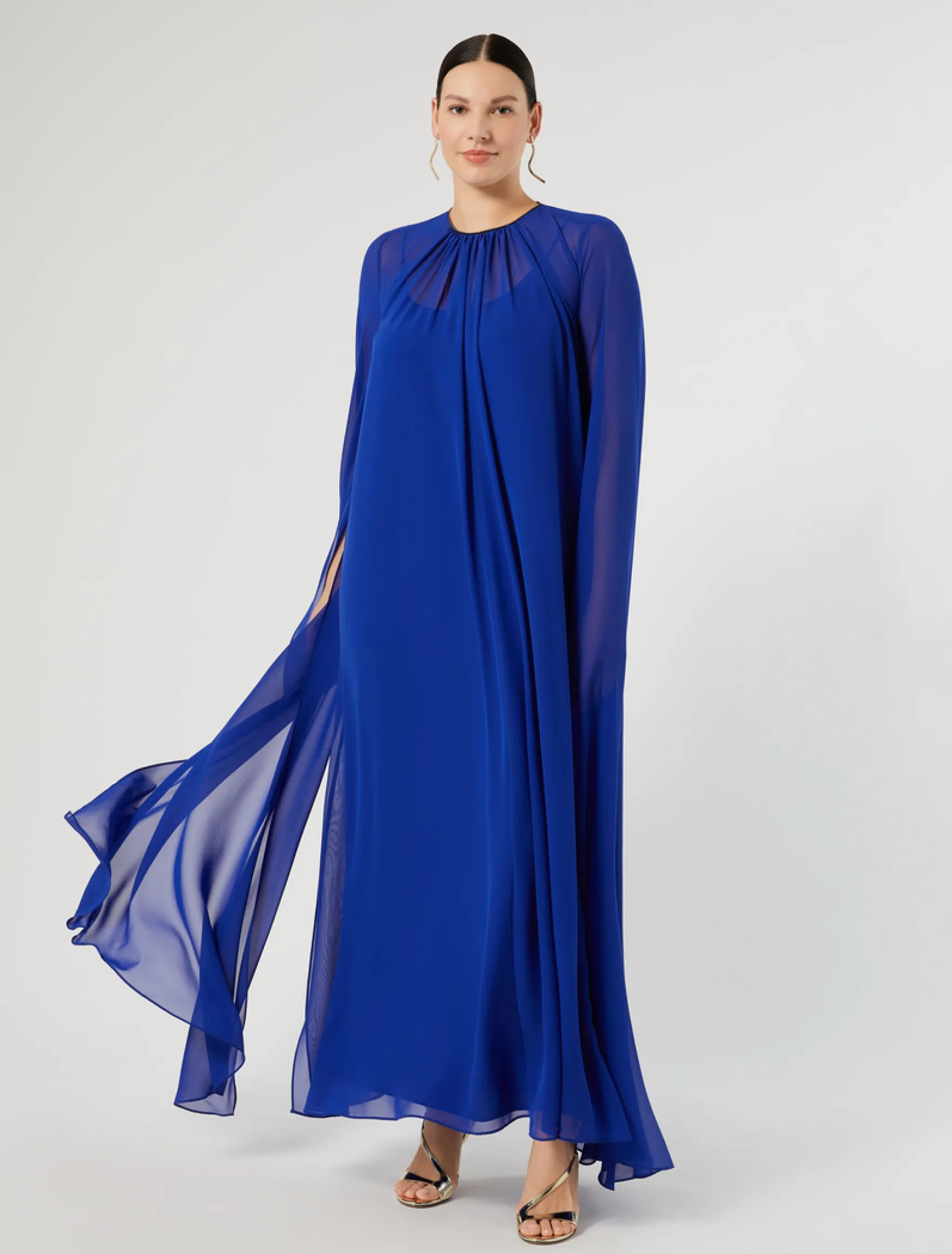 Abito in crêpe georgette - BLUETTE