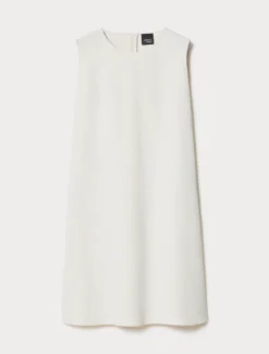 Abito in jersey accoppiato - BIANCO