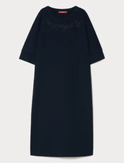Abito in jersey double - BLU