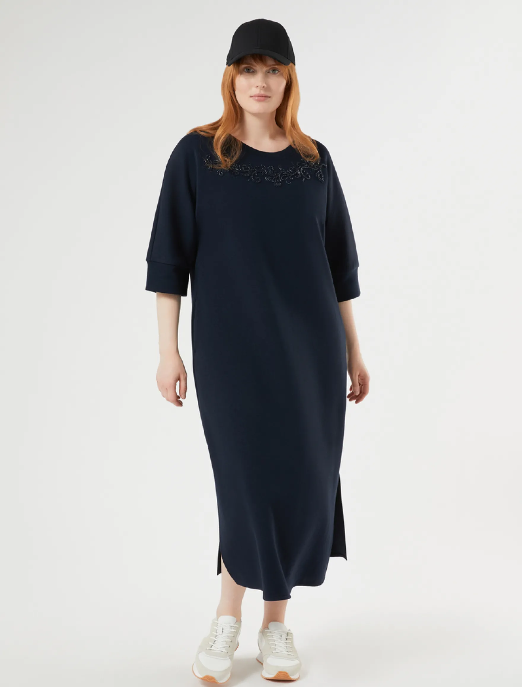 Abito in jersey double - BLU