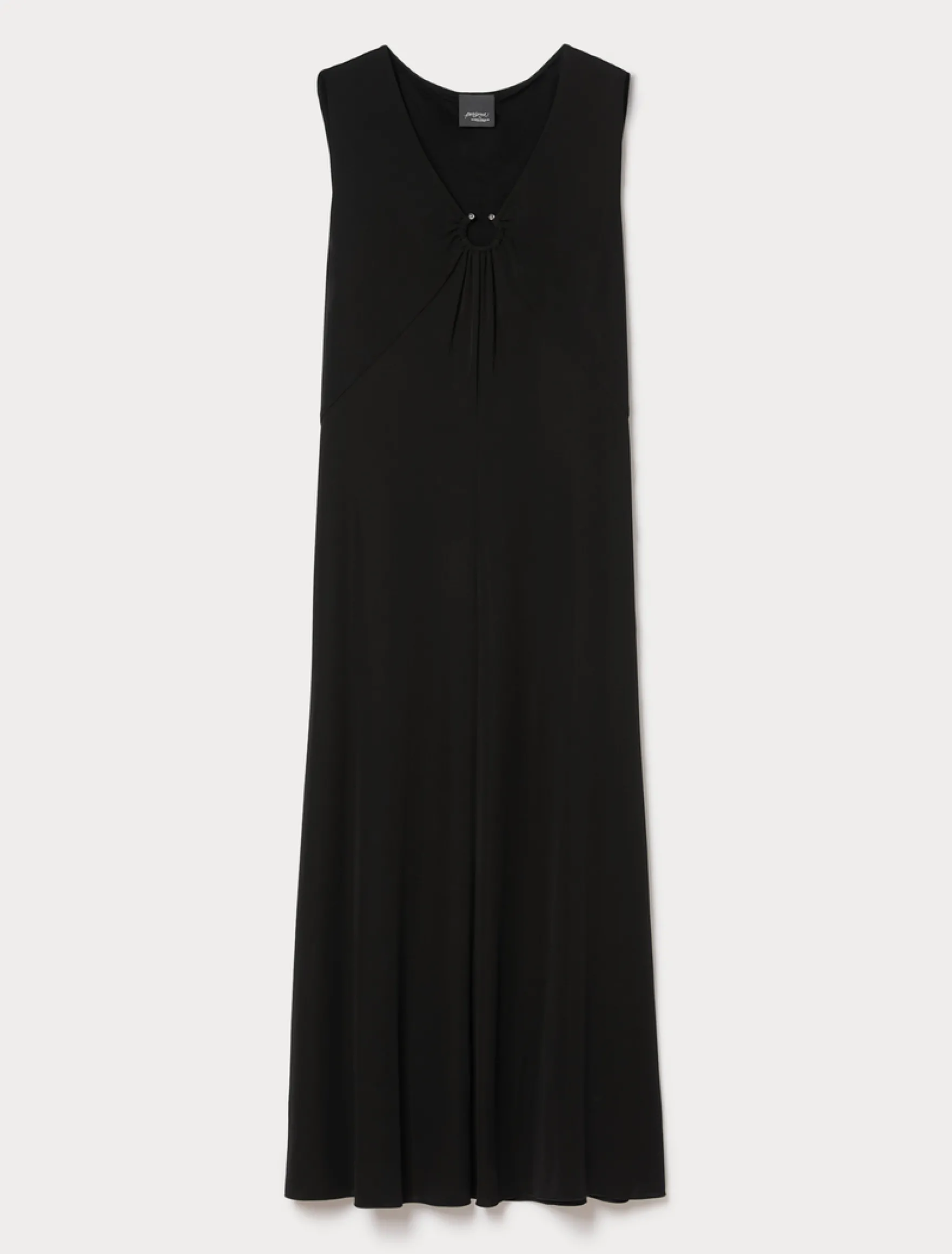 Abito in jersey interlock - NERO