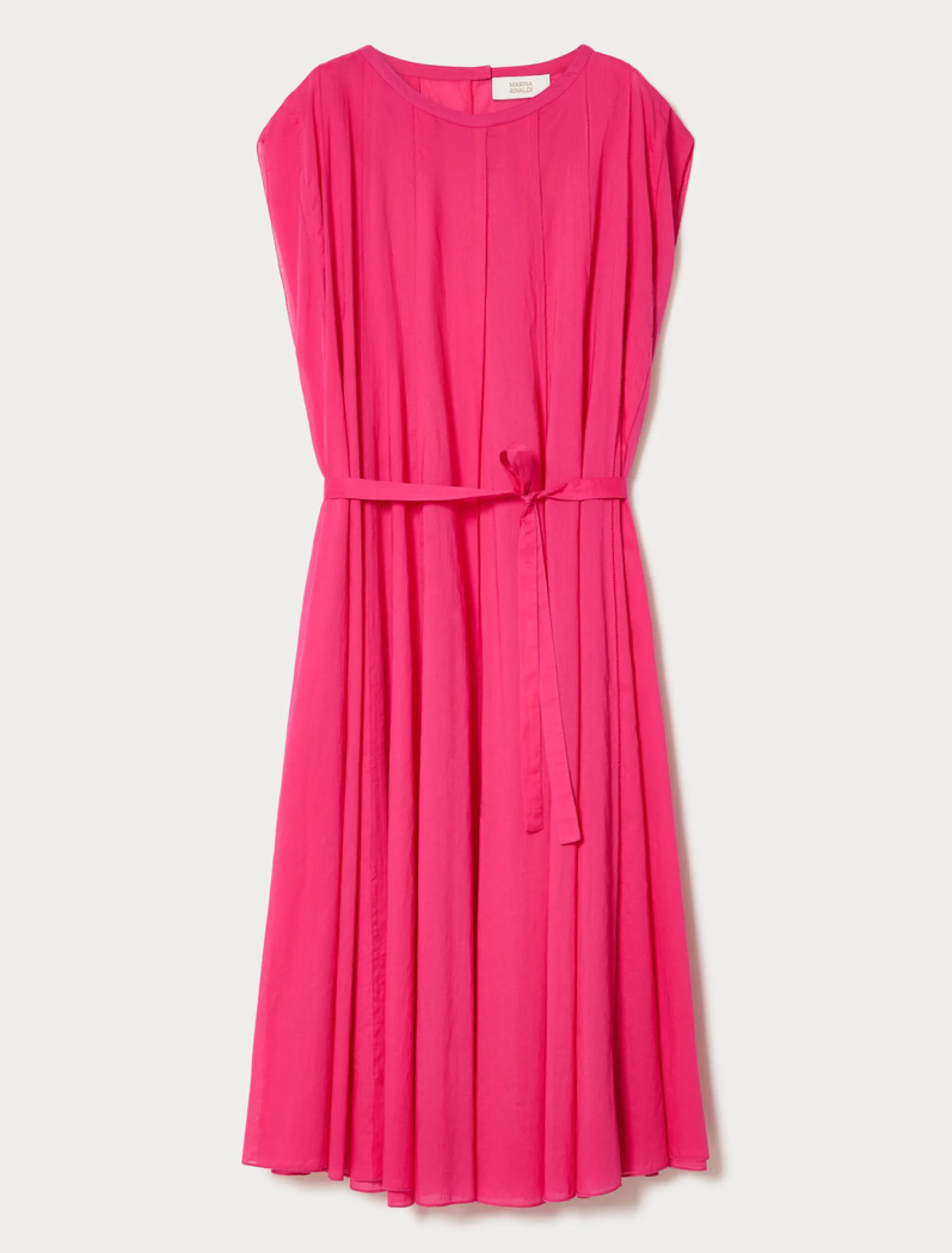 Abito in mussola ricamata - FUXIA