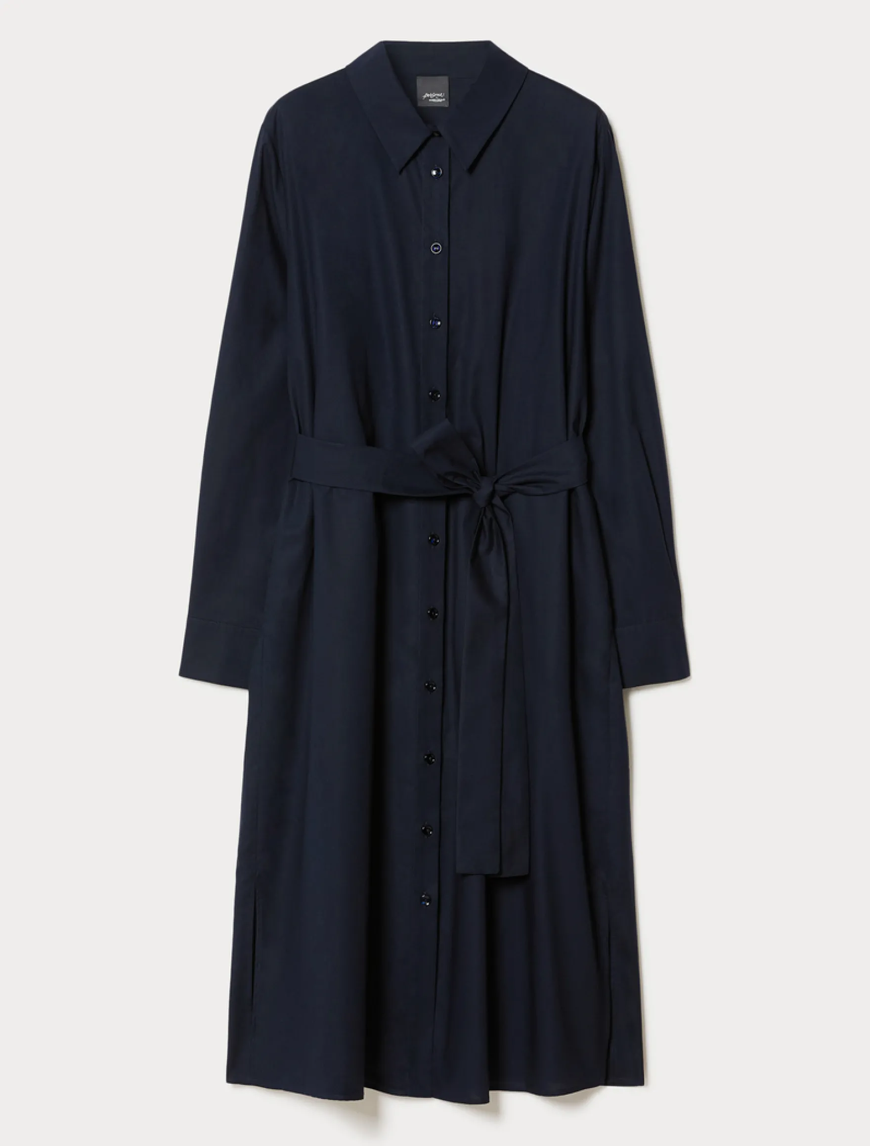 Abito in popeline di cotone - BLU NOTTE