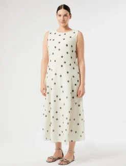 Abito in voile di seta - BIANCO