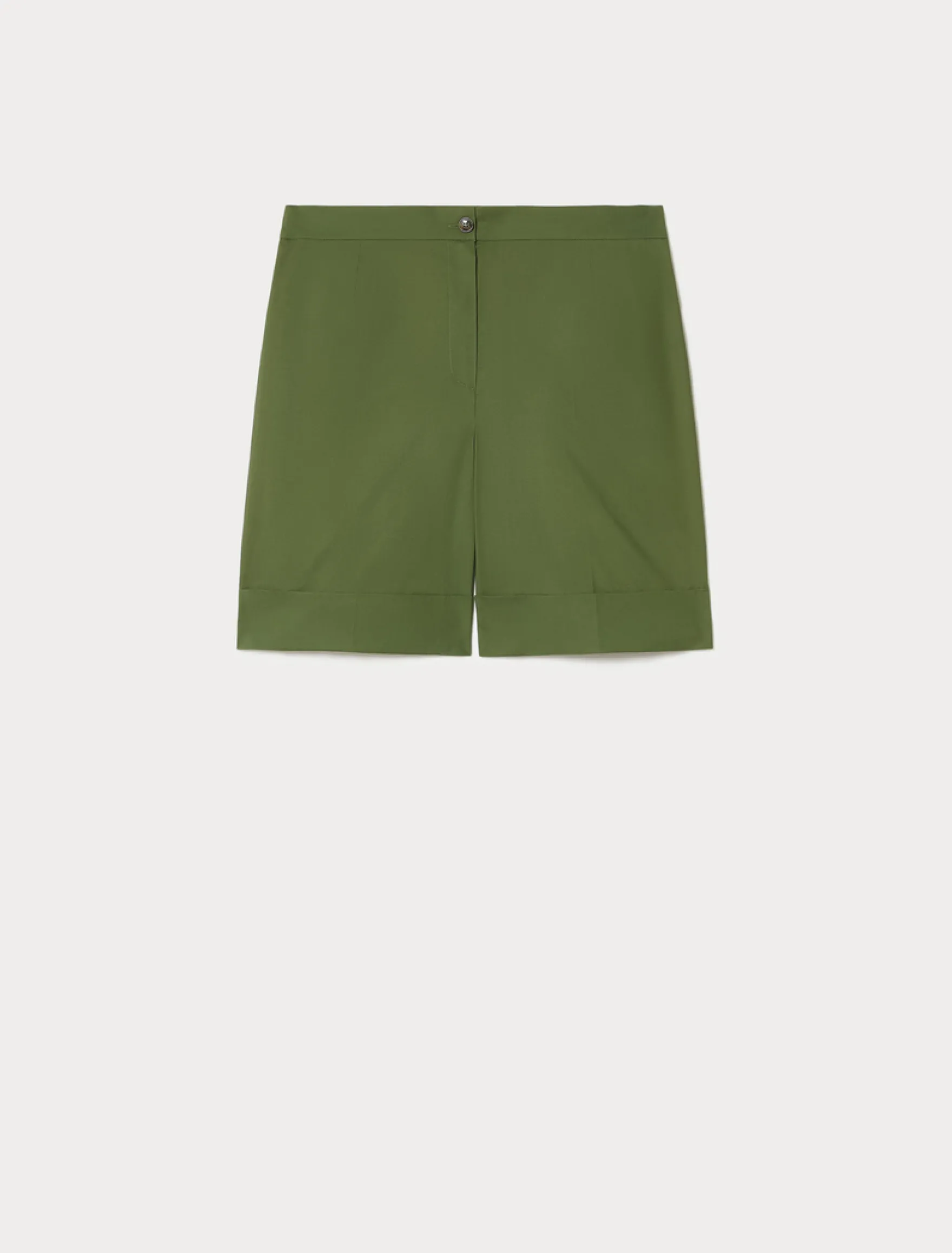 Bermuda in cotone - VERDE OLIVA