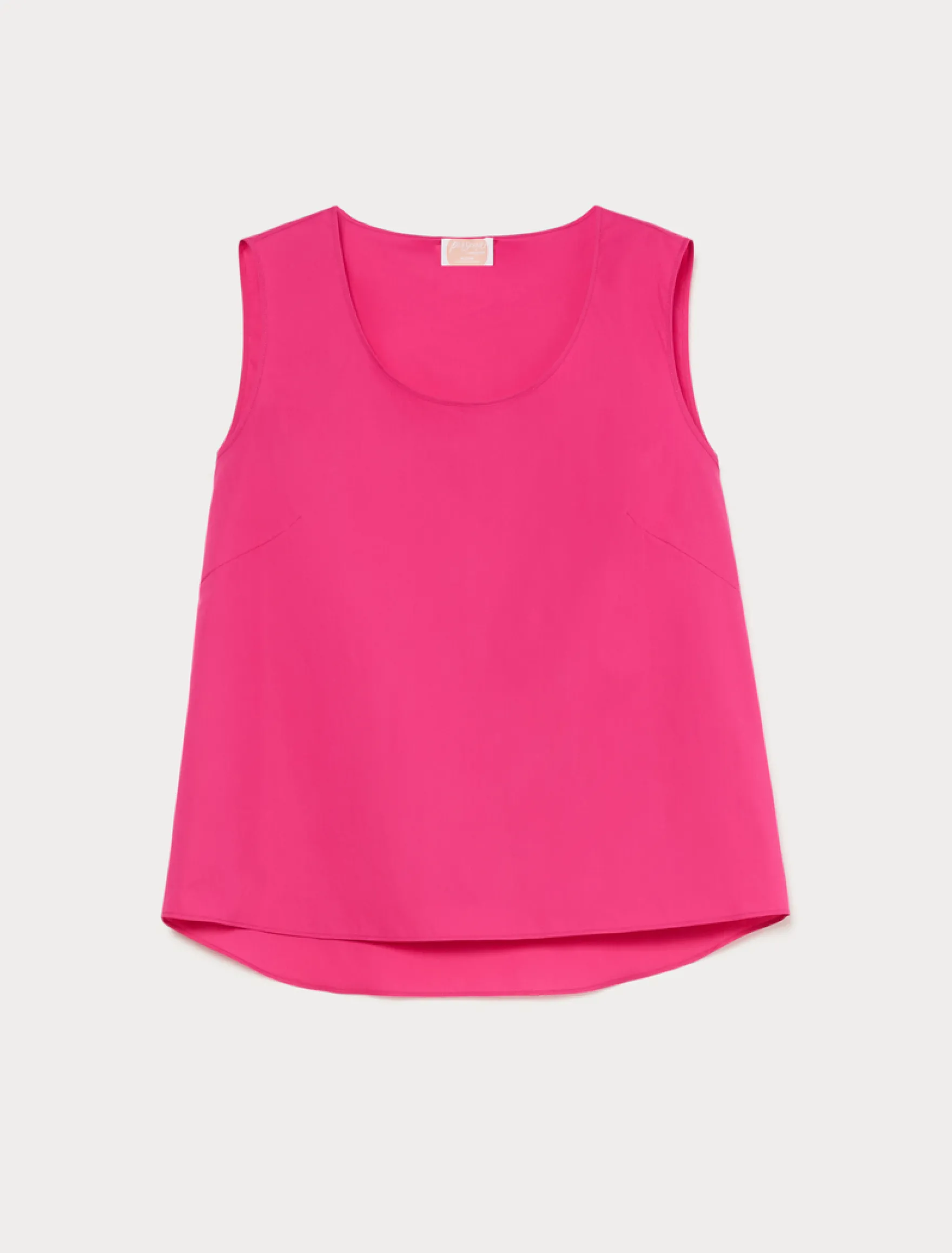 Blusa in cotone - FUXIA