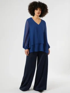 Blusa in georgette - BLUETTE