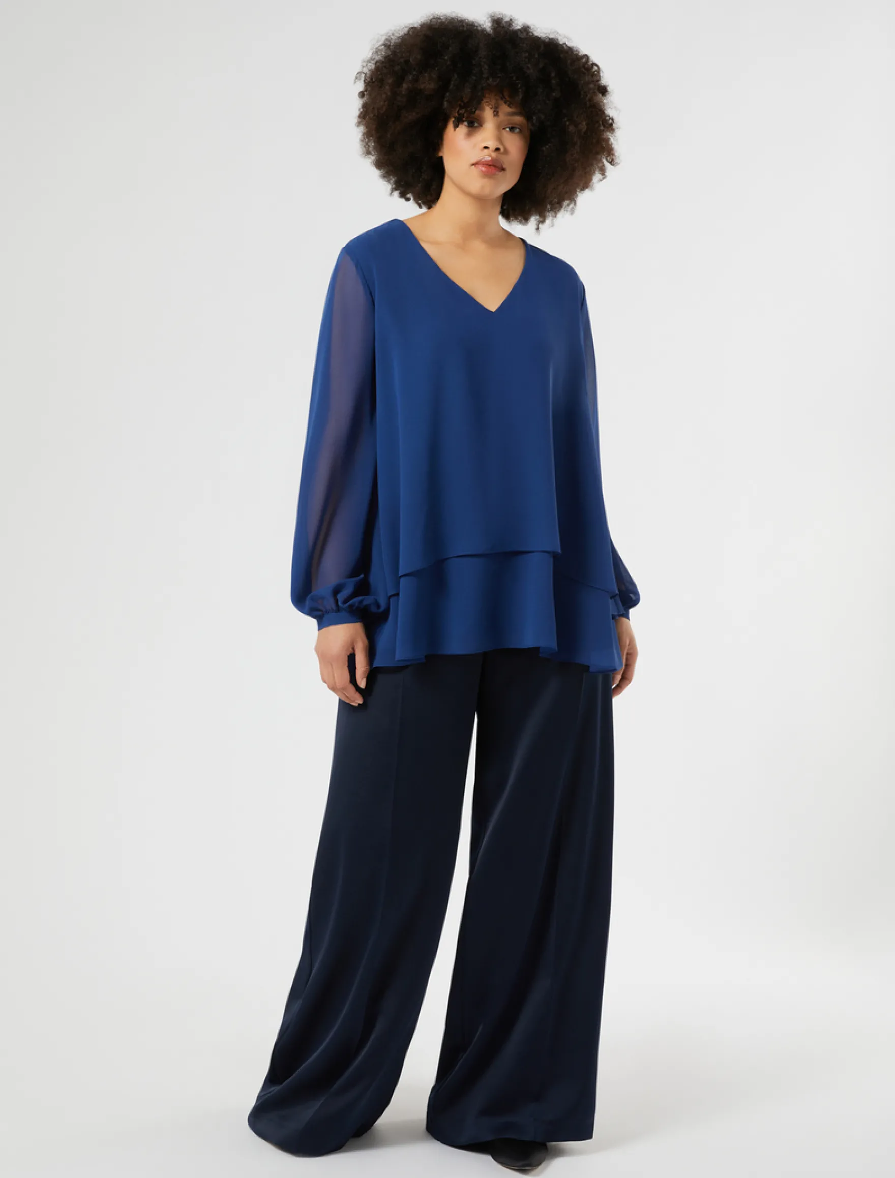 Blusa in georgette - BLUETTE