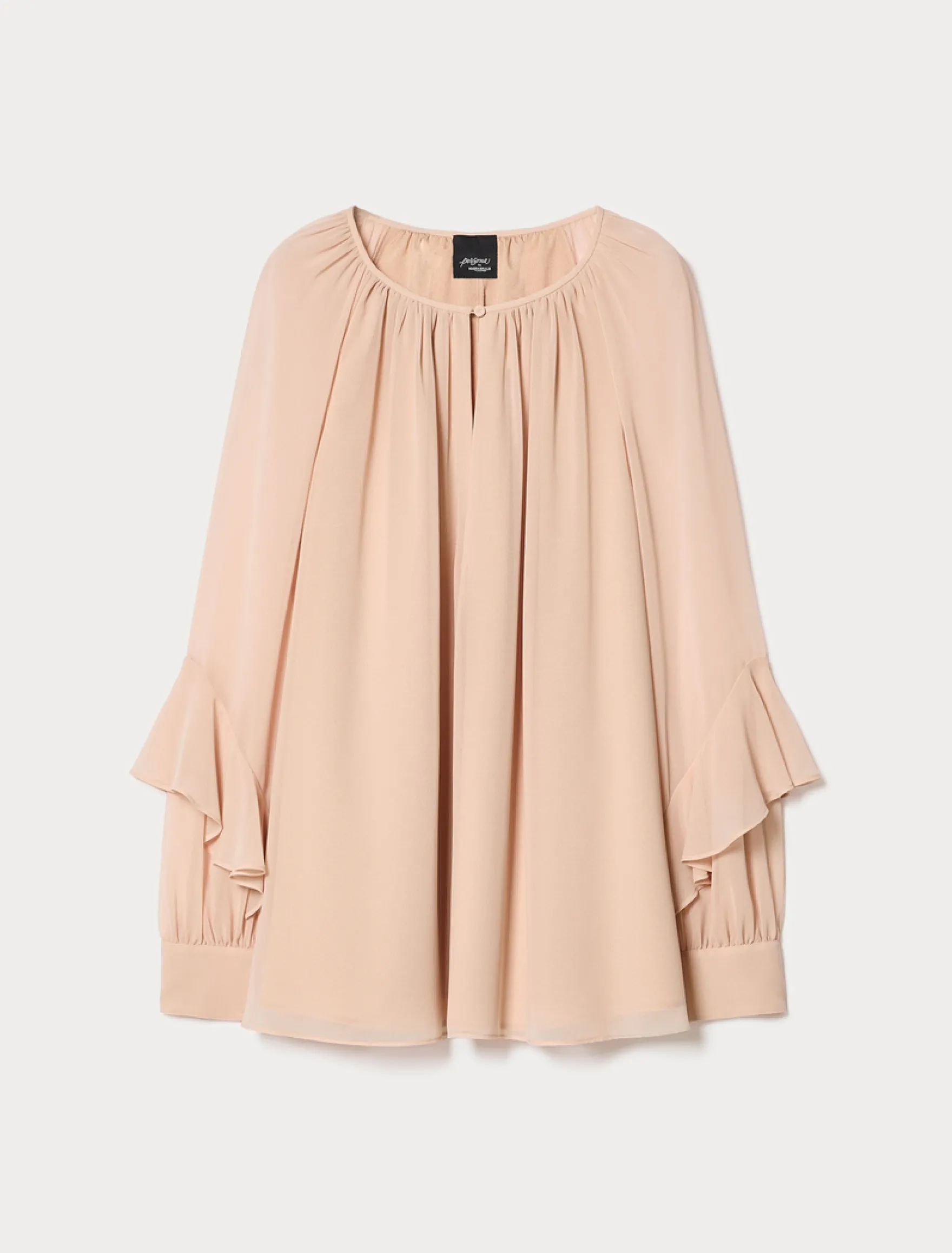 Blusa in georgette - ROSA ANTICO