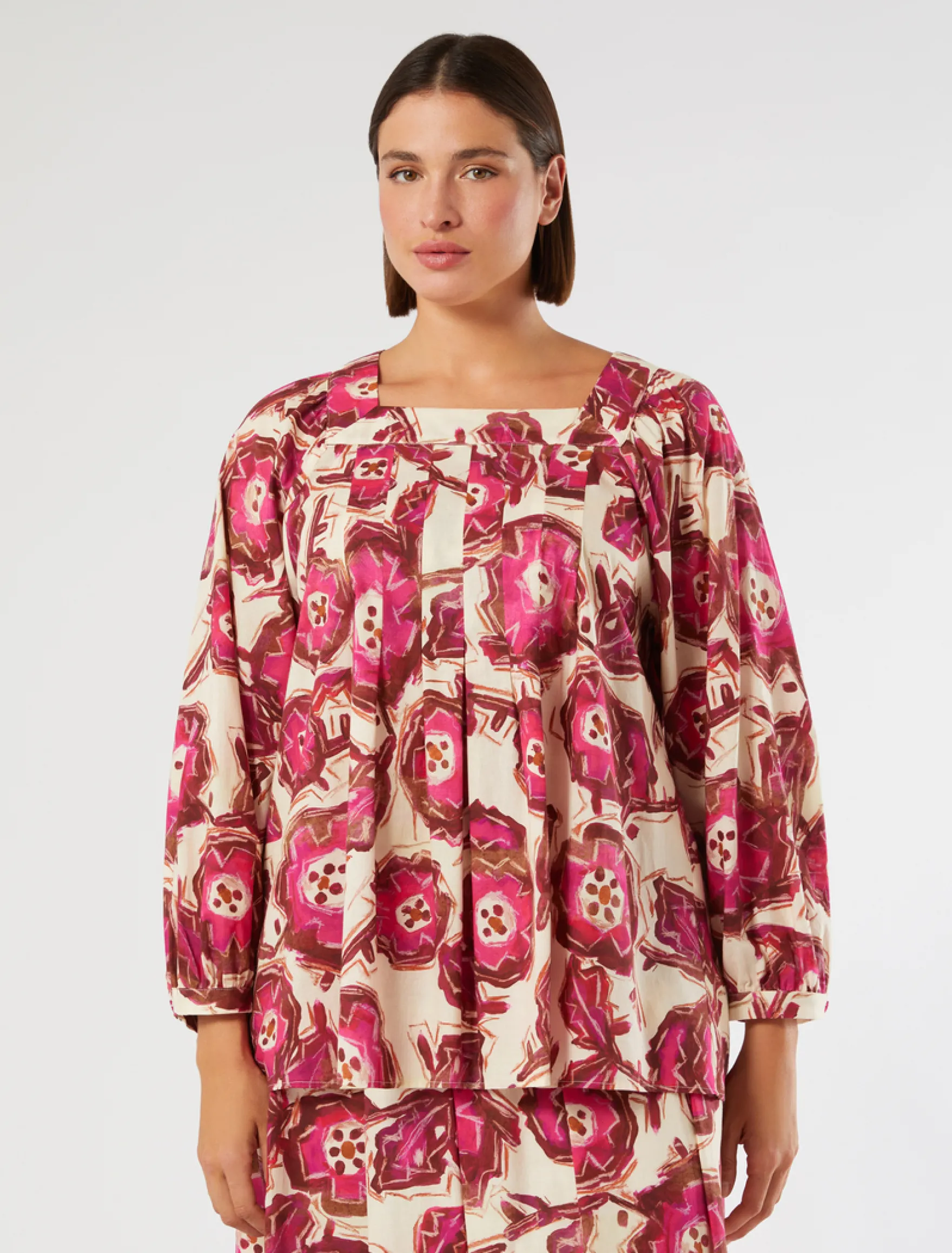 Blusa in popeline di cotone - CIPRIA