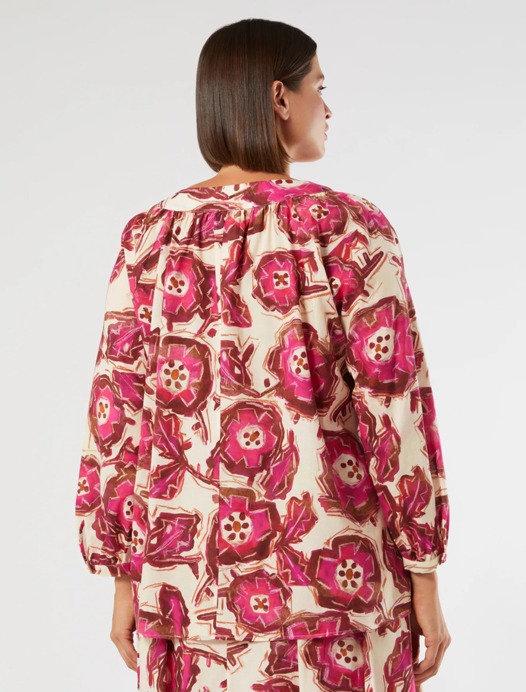 Blusa in popeline di cotone - CIPRIA
