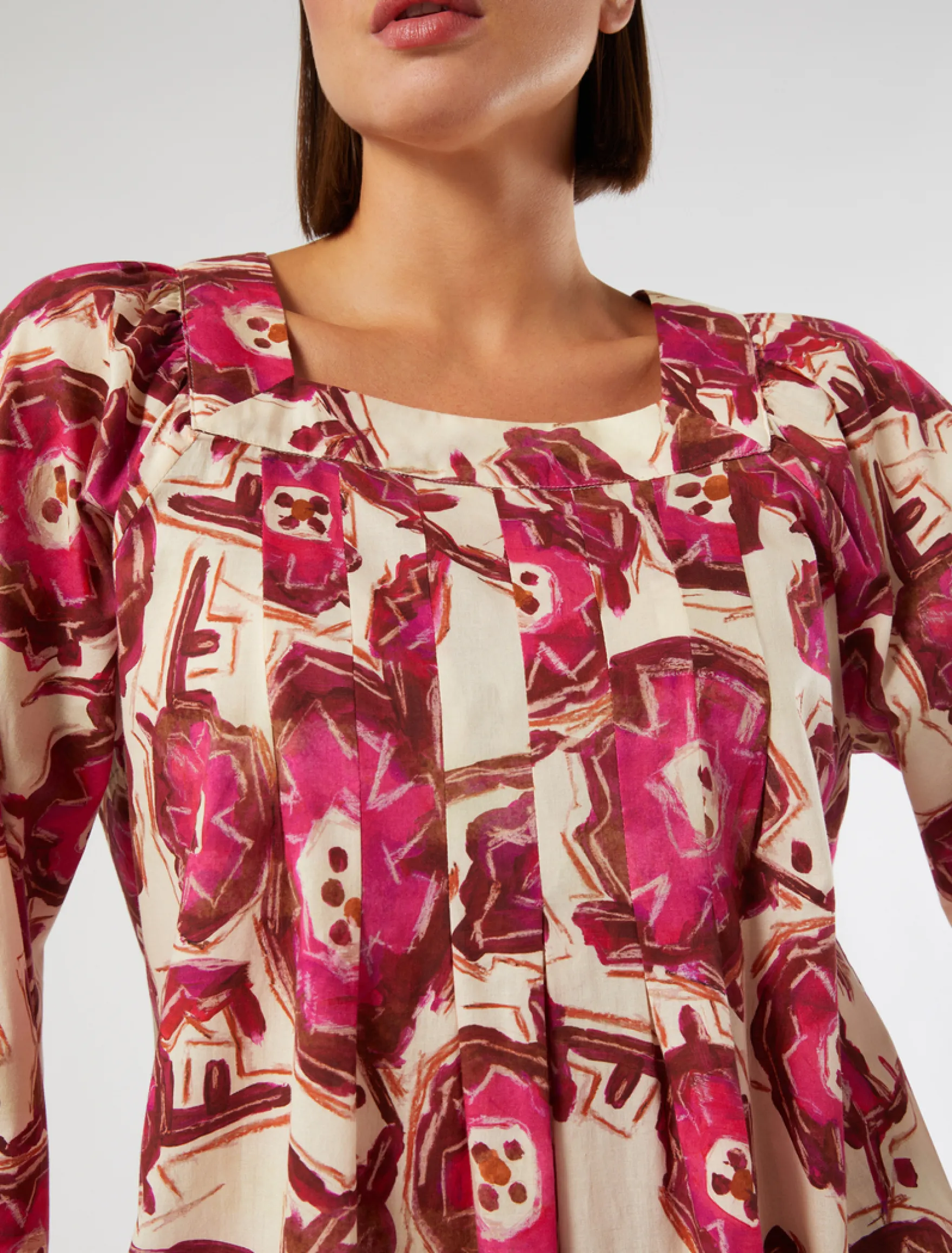 Blusa in popeline di cotone - CIPRIA