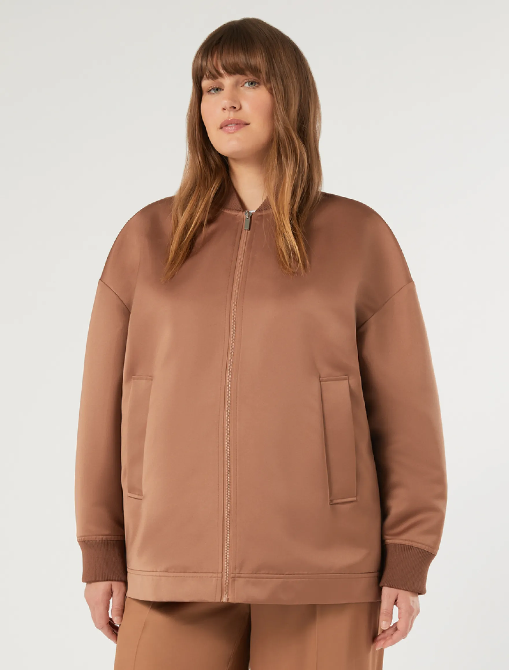 Bomber in duchesse - CARAMELLO