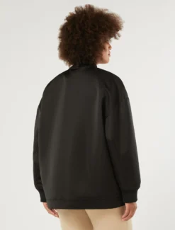 Bomber in duchesse - NERO