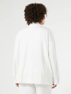 Bomber in jersey - BIANCO