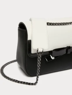 Borsa con fiocco - NERO