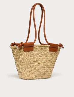 Borsa shopper in paglia - NATURALE