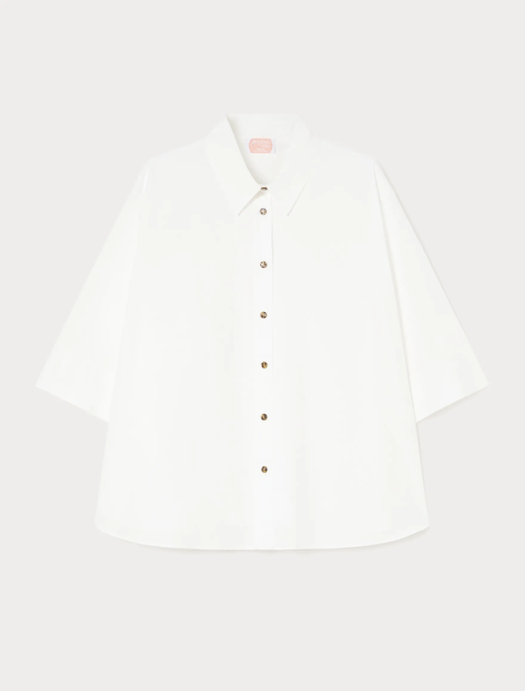 Camicia in cotone - BIANCO