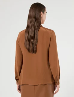 Camicia in crêpe de Chine - CUOIO