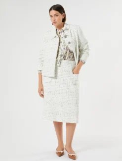Camicia in crêpe de Chine di seta - BIANCO AVORIO