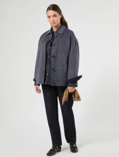 Camicia in denim - BLU NOTTE