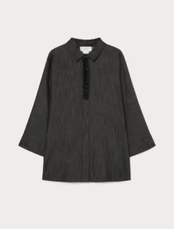 Camicia in denim - BLU NOTTE