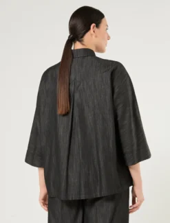 Camicia in denim - BLU NOTTE