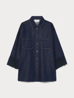 Camicia in denim - BLU NOTTE