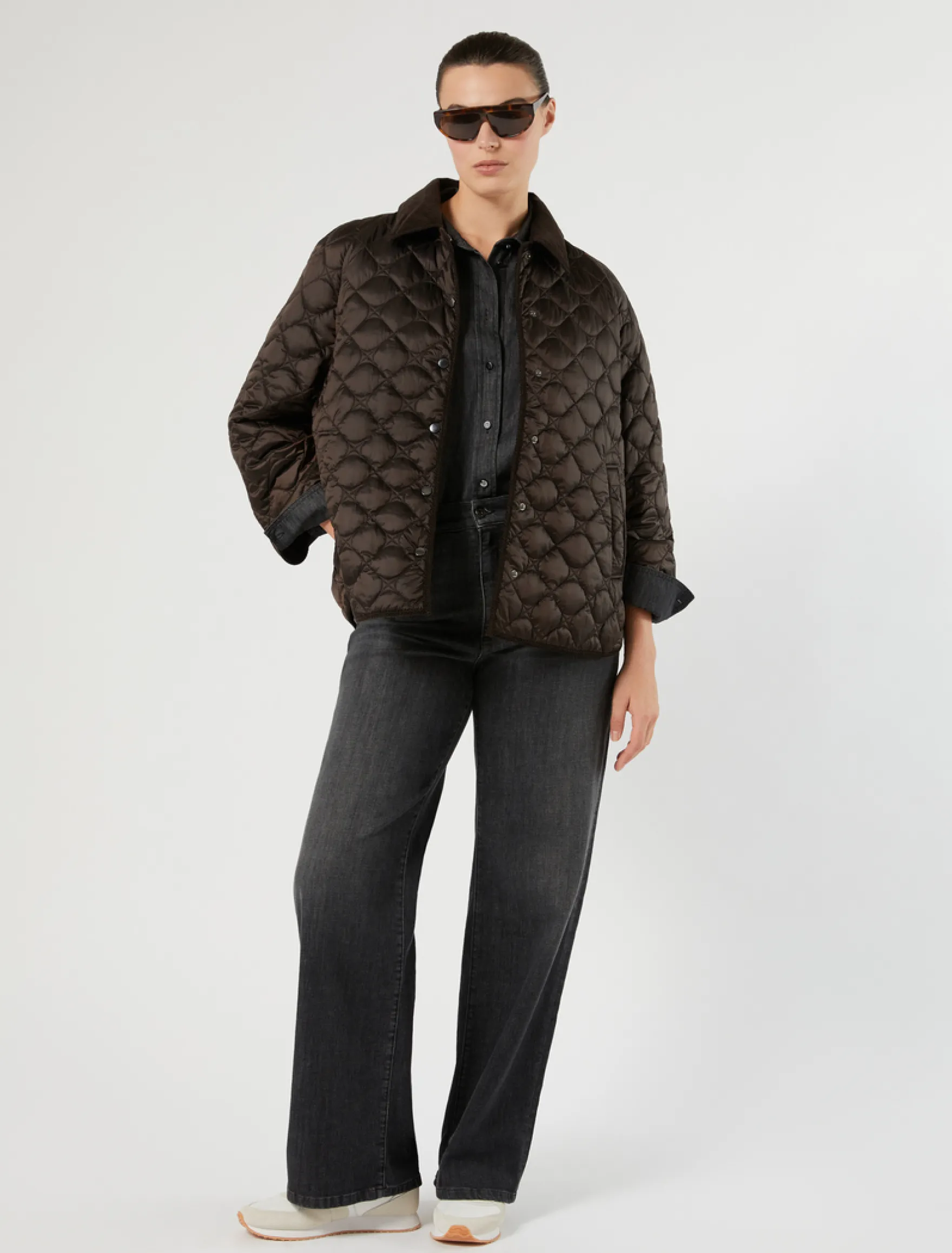 Camicia in denim - NERO