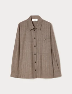 Camicia in flanella stretch - FANGO