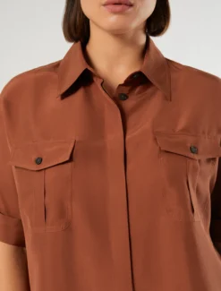 Camicia in habotai di seta - AMBRA