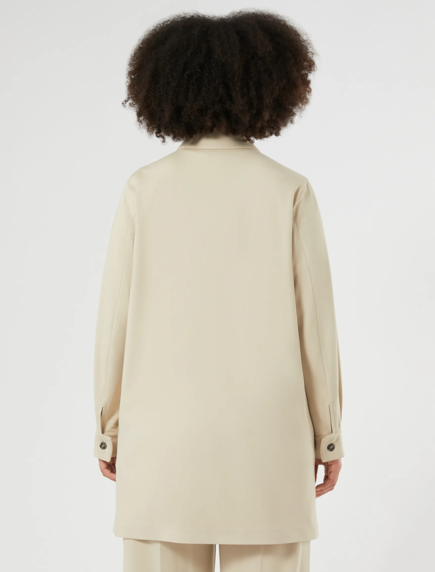 Camicia in jersey - BEIGE