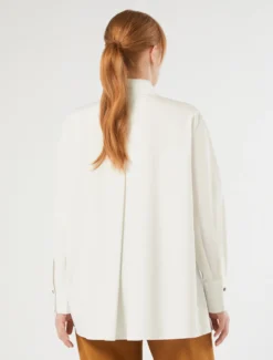 Camicia in popeline - BIANCO