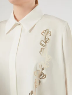 Camicia in popeline - BIANCO