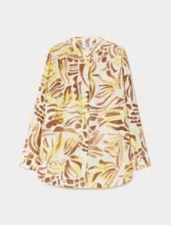 Camicia in popeline di cotone - AVORIO