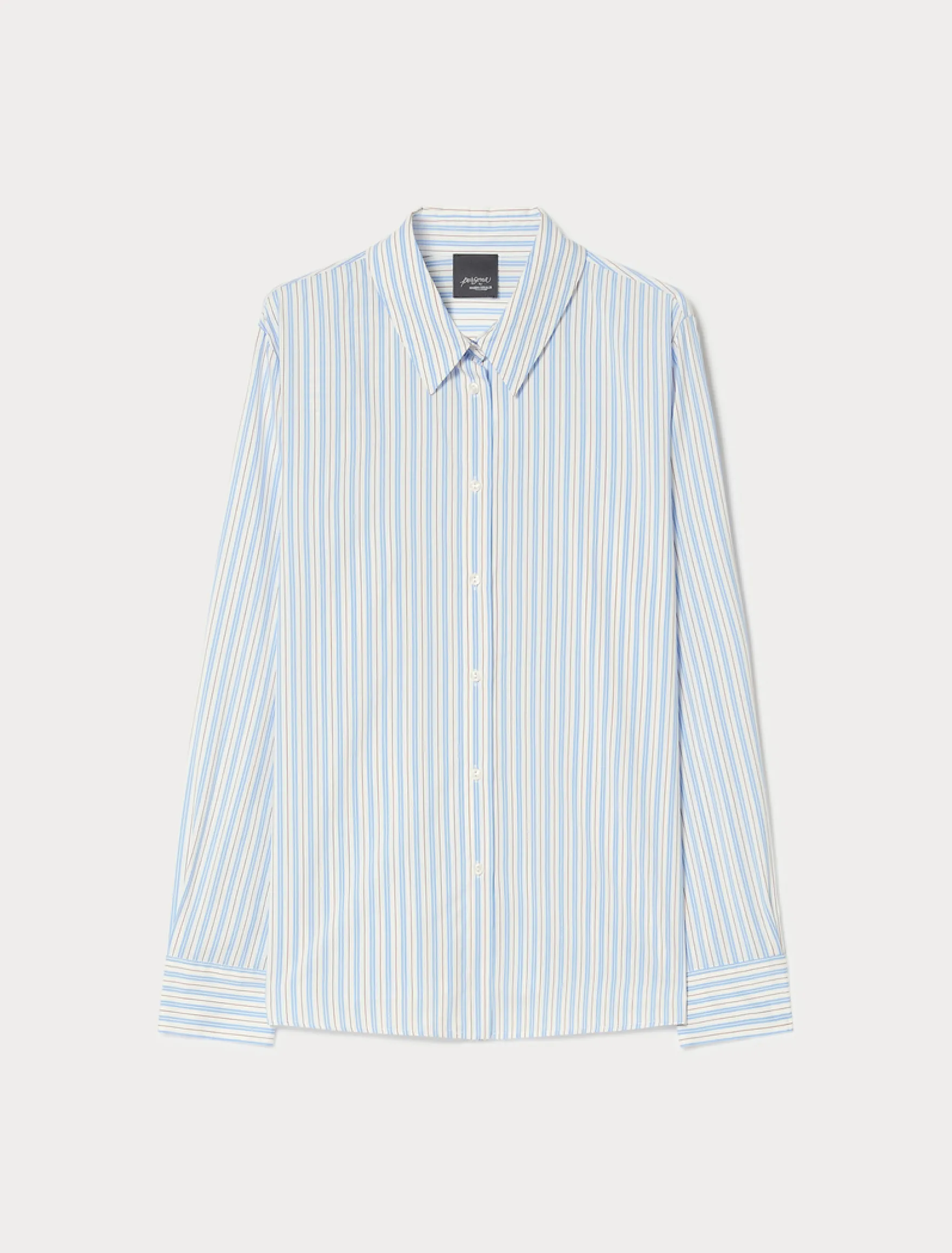 Camicia in popeline di cotone - BIANCO