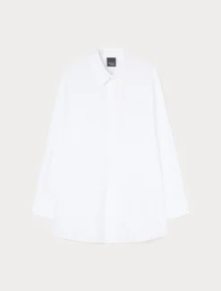 Camicia in popeline di cotone - BIANCO OTTICO