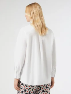 Camicia in popeline di cotone - BIANCO OTTICO