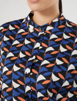 Camicia in popeline di cotone - BLU
