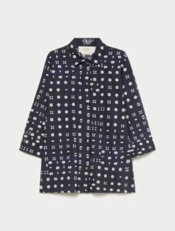Camicia in popeline di cotone - BLU