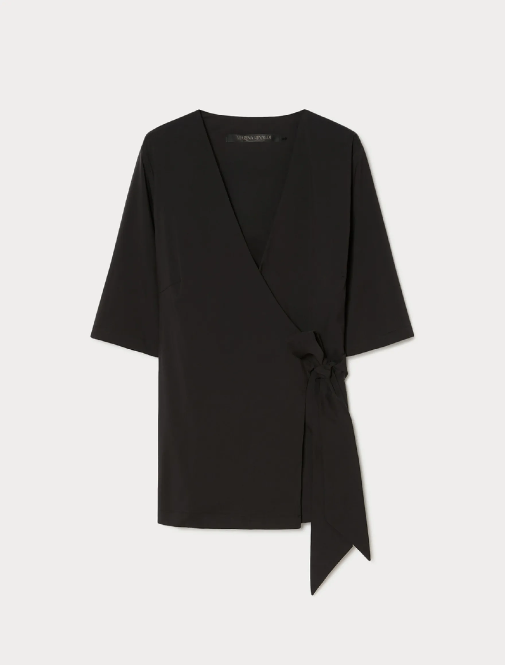 Camicia in popeline di cotone - NERO