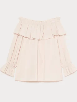 Camicia in popeline di cotone - ROSA
