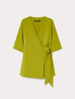 Camicia in popeline di cotone - VERDE OLIVA