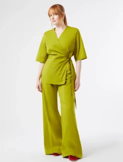 Camicia in popeline di cotone - VERDE OLIVA