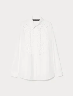 Camicia in popeline di cotone organico - BIANCO OTTICO