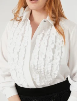 Camicia in popeline di cotone organico - BIANCO OTTICO