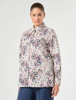 Camicia in popeline stampato - GHIACCIO